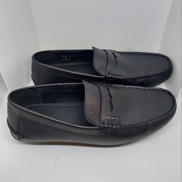 COACH Size-11 Black Dress Shoes - Picture 7 of 8